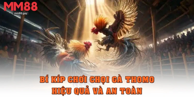 Bí kíp chơi chọi gà Thomo hiệu quả và an toàn