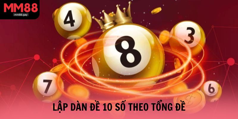 Lập dàn đề 10 số theo tổng đề
